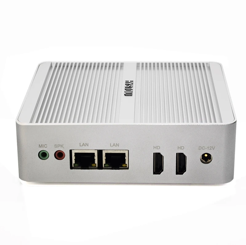 Hystou брандмауэр PC NUC J3160 N3160 безвентиляторный промышленный MiniPC Windows Linux двойной NIC Pfsense 2 LAN WiFi маршрутизатор микро компьютер RTC