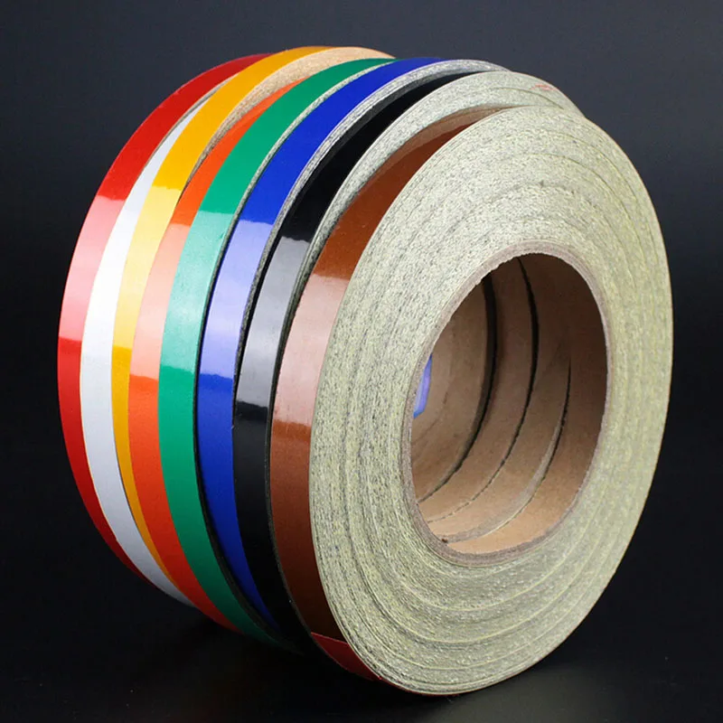 45M Car Styling Reflective Tape Funny DIY Stickers Automotive Body Motorcycle Wheel Hub Rim Stripe Decal Warning Safety|reflective tape|rim stripecar