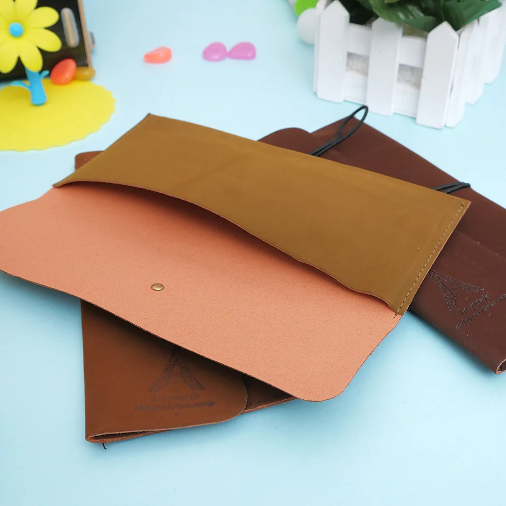 1 шт. винтажный элегантный чехол с изображением Эйфелевой башни|pencil case|pencil case pen