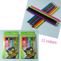 best price 12pcslot cheapest watercolour escolar colored pencils drawing sketch pencil lapis oficia school supplies for kids