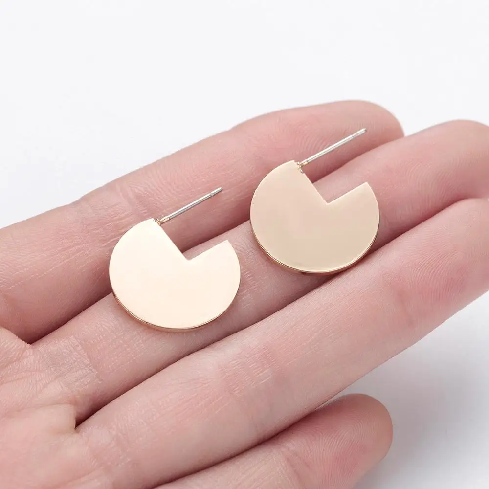 Chandler круглые из нержавеющей стали серьги-гвоздики диски в стиле панк для девочек