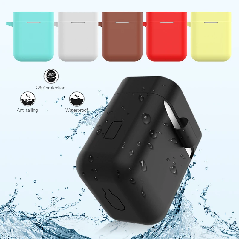 Чехол для беспроводного Bluetooth наушников Xiaomi Airdots Pro силиконовый защитный чехол Air