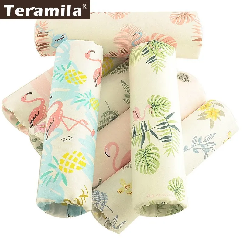 Teramila, хлопок, ткань, 40 см x 50 см, 7 шт., животный дизайн, Telas, домашнее украшение, сделай сам, подушка, лоскутное шитье, Tissu