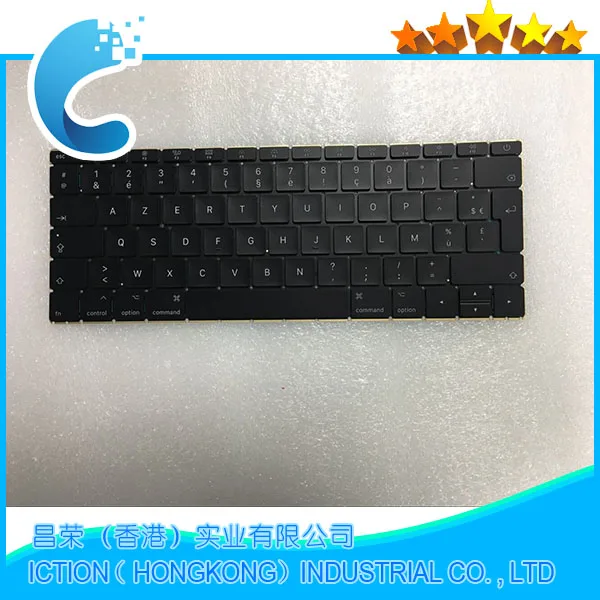 Оригинальная новая клавиатура A1534 AZERTY 2015 2016 2017 лет для Apple Macbook 12 дюймов