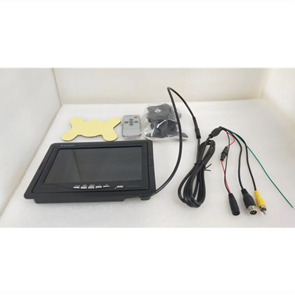Автомобильный 7 дюймовый 4 Разделенный экран канальный видео вход монитор