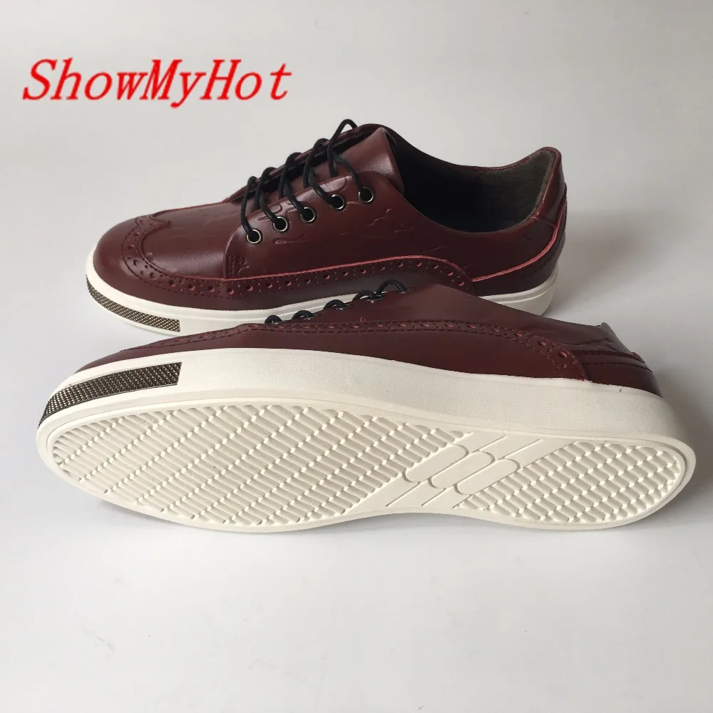 ShowMyHot/весенне-осенняя камуфляжная обувь с кожаной подошвой; обувь в Малайзию; британская обувь; Корейская мужская повседневная обувь
