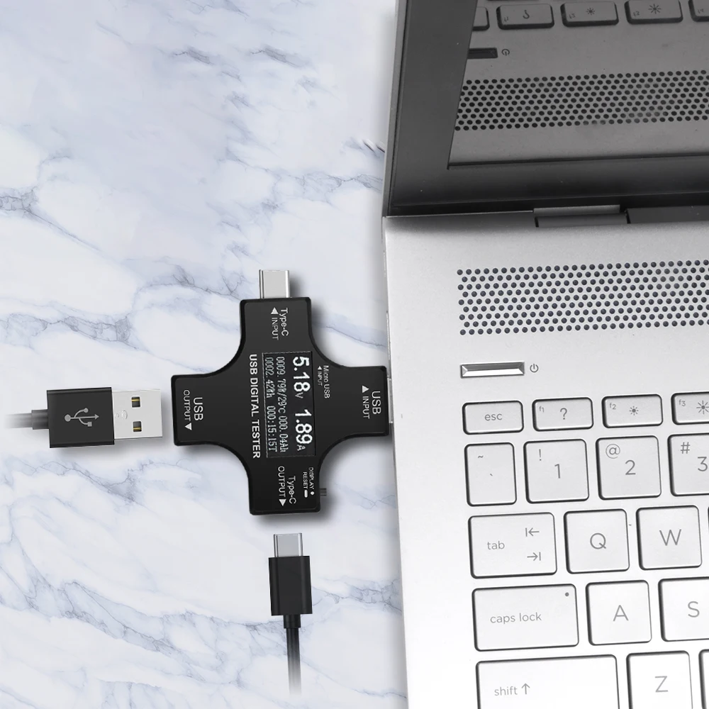 Kebidu тип c Pd USB Тестер DC Цифровой вольтметр амперимитор напряжение измеритель тока