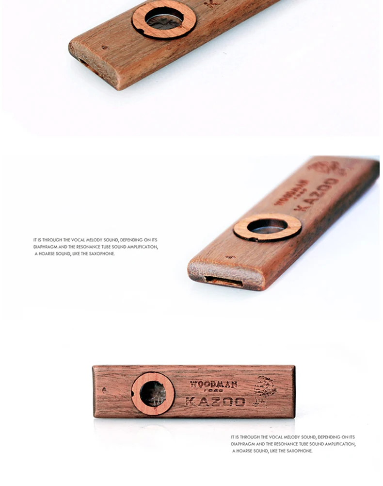 Kazoo wood инструмент для обучения пению песни аккомпанемент инструмент студентов кампуса