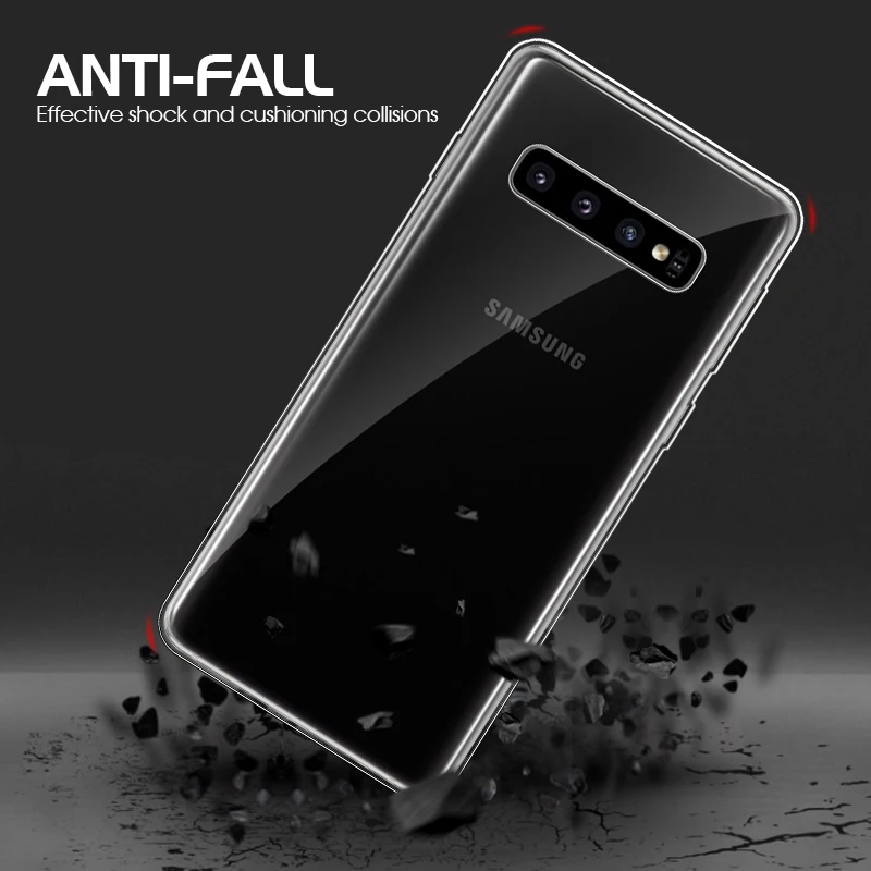 Прозрачный силиконовый чехол для Samsung A30S A50S S10 plus S10e Note 9 прозрачный из ТПУ A30 A50 M20 A8