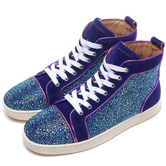 SUEDE SHOES SNEAKERS PURPLE 