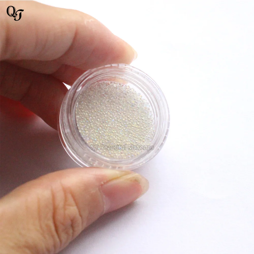 Прозрачные мини икры для маникюра и педикюра 2000 шт/упаковка|caviar beads|nail art charmsbeads nail