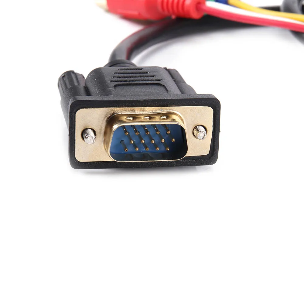 1 5 м VGA до 3 RCA свинцовый Соединительный кабель для ТВ ПК ноутбука компьютера HSJ