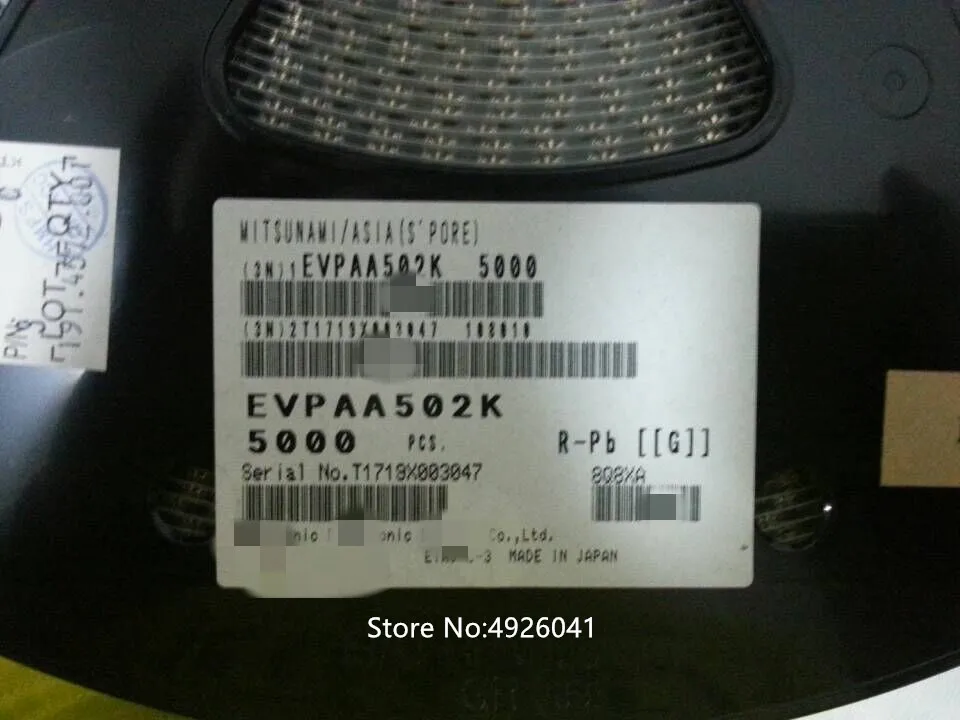 15 шт. тактовый переключатель EVPAA502K EVP-AA502K патч 4 фута 3 5*2 9*1.7 Кнопка дистанционного