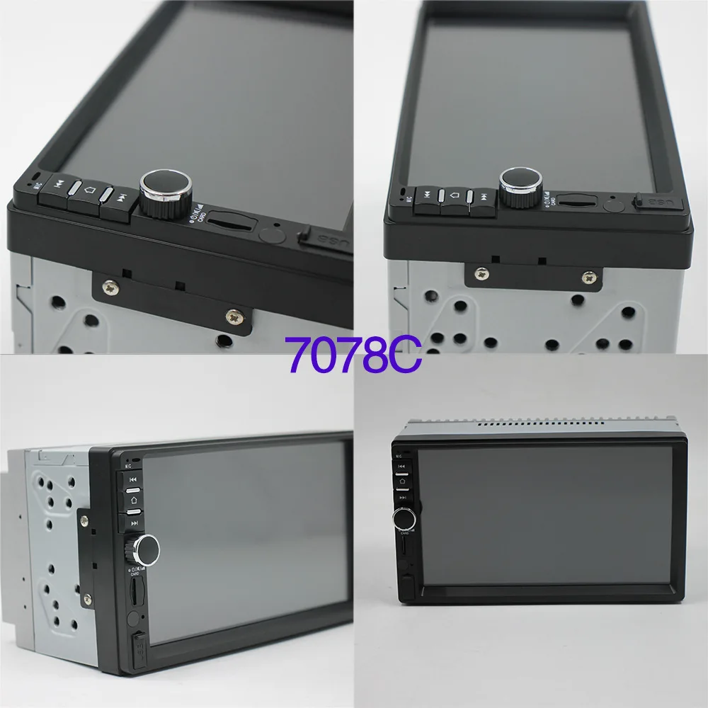 2 Din автомагнитола 7 дюймов gps Android 1 FM Transimitte навигация Bluetooth Dvd Automotivo плеер Punto 1024*600
