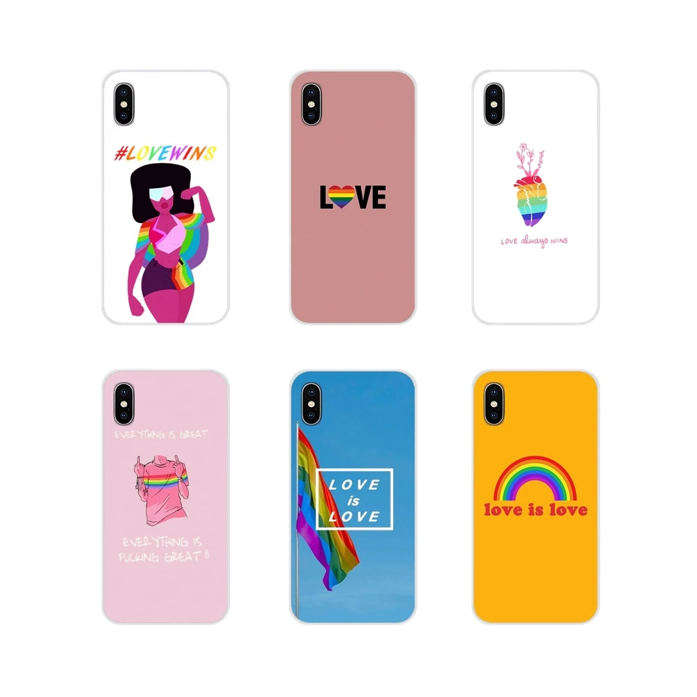 Love is love LGBT для Xiaomi Redmi Note 6A MI8 Pro S2 A2 Lite Se MIx 1 Max 2 3 Oneplus 6T аксессуары чехлы