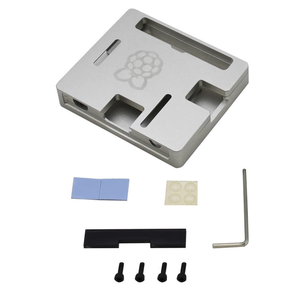 ABGN горячий для Raspberry Pi 3A + Pi3 Модель B металл Cnc охлаждение ультра тонкий корпус