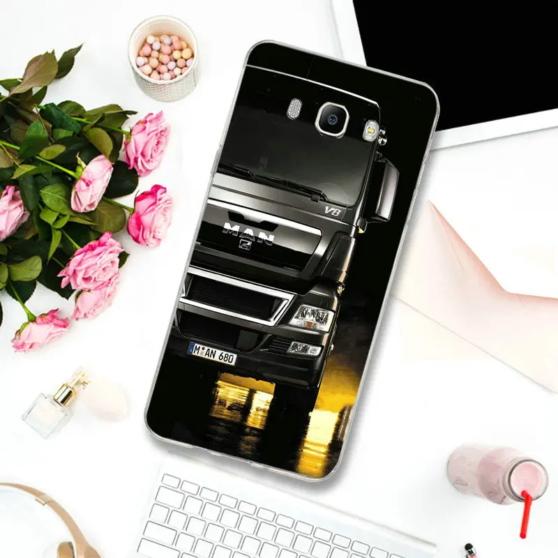Для samsung S2 S3 S4 S5 Mini S6 S7 Edge S8 S9 S10 Plus Lite Note 5 8 9 чехол мягкий чехол для телефона супер крутой тяжелый грузовик автомобиль