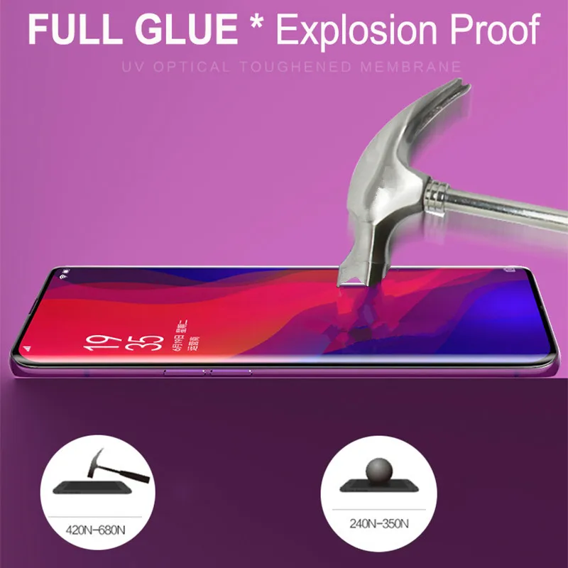 6D УФ нано закаленное стекло для samsung S7 S6 Edge S10 S9 S8 Plus полная жидкость Клей протектор экрана для samsung Galaxy Note8 Note9