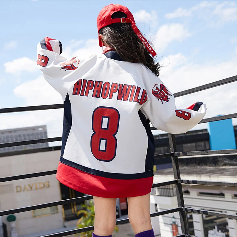 Новый джазовый костюм для хип хопа летний девочек детская одежда подиума