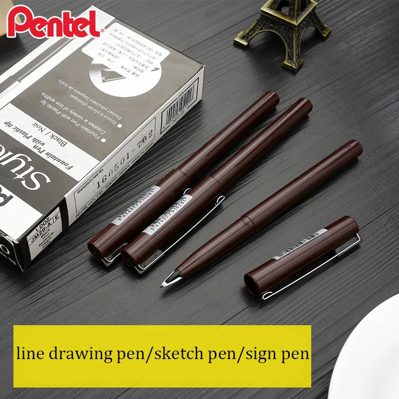 Pentel Arts Stylo эскизная ручка Line черная для рисования архитектуры|Фломастеры| |