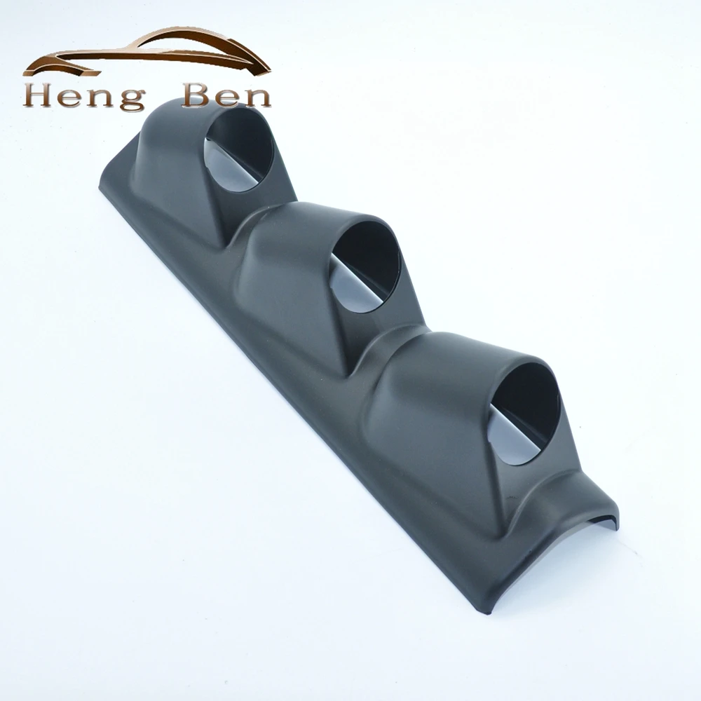 

HB Black 2" 52mm UNIVERSAL A-PILLAR Three HOLES DASH GAUGE METER POD MOUNT HOLDER LEFT HAND DRIVE