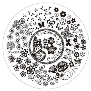 32 шт./лот, новогодняя мода, сделай сам, лак для красоты, художественный штамп с изображением для ногтей, штампованные пластины, 3D шаблоны для дизайна ногтей, трафареты, инструменты для маникюра