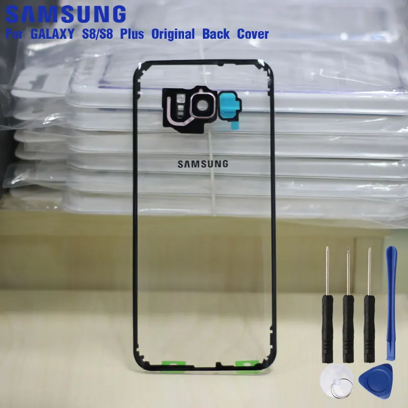 Оригинальный прозрачный чехол для SAMSUNG аккумулятора Samsung GALAXY S8 G9500 G9508 Plus G9550 +