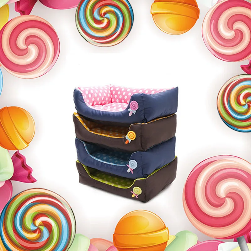 2018 Высокое качество Домашние животные цветы горошек конфеты коврики плюшевый