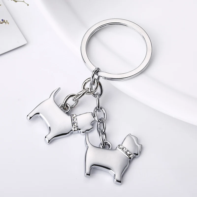 Новинка милые брелоки с изображением шнауцера брелок подвеской в виде животного