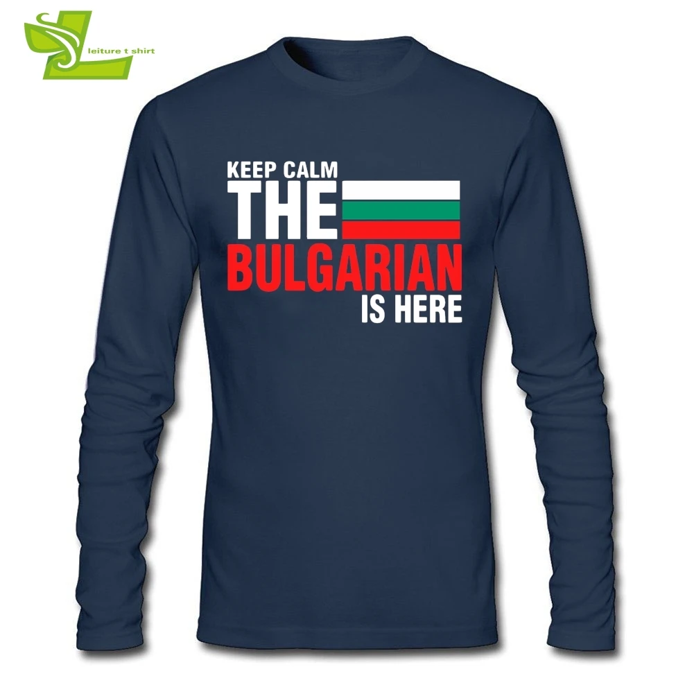 Keep Calm Fear The Bulgarian Is Here футболка для взрослых Новые футболки повседневные свободные