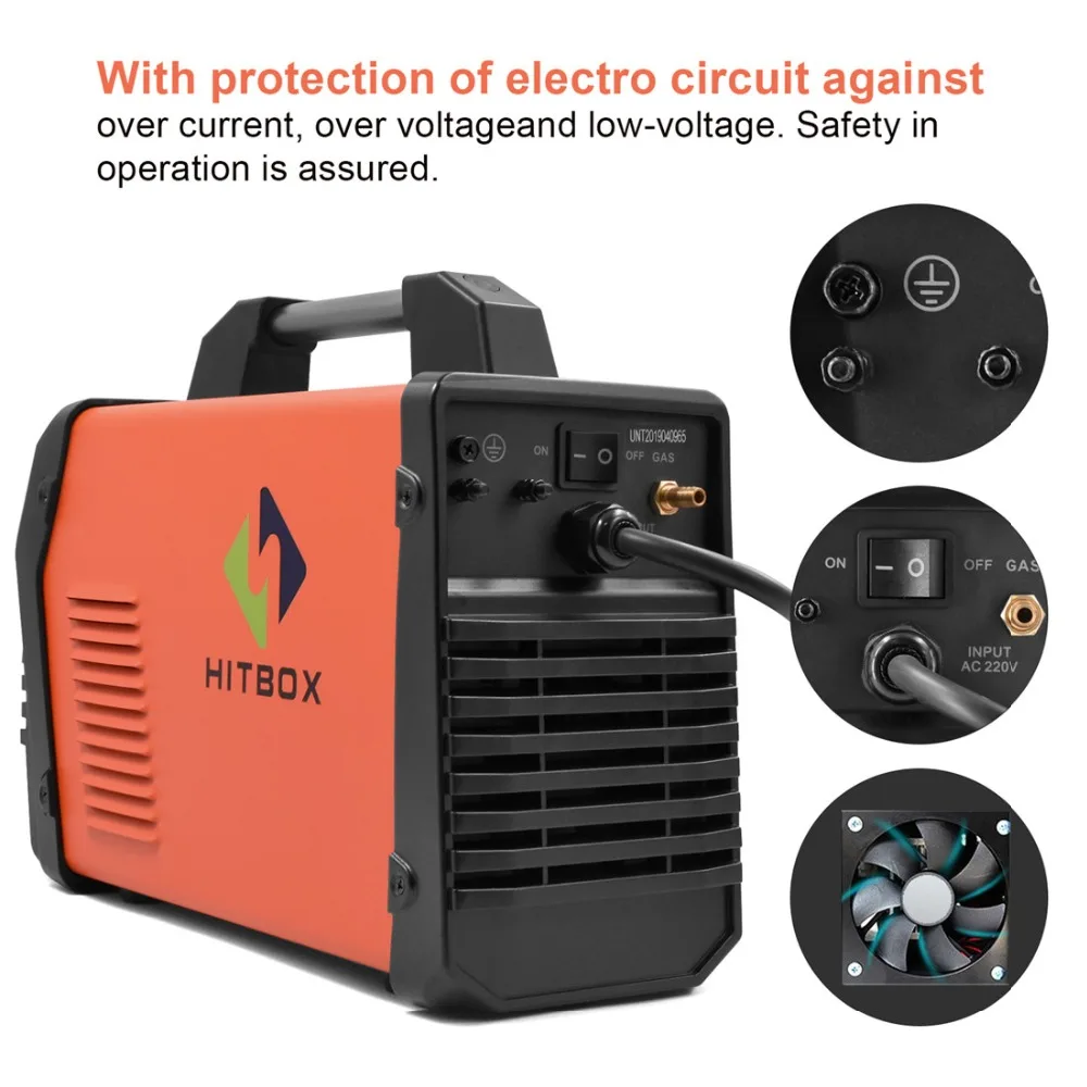 HITBOX Plasma Cutter CT4500 машина для чистой резки для домашнего использования с фабрики 12 мм качественная резка 220 В машина для плазменной резки