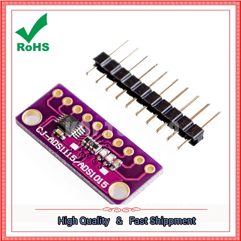 ADS1115 16 бит ADC 4 канальный модуль AD конвертер регулируемая плата|board module|board boarddc dc