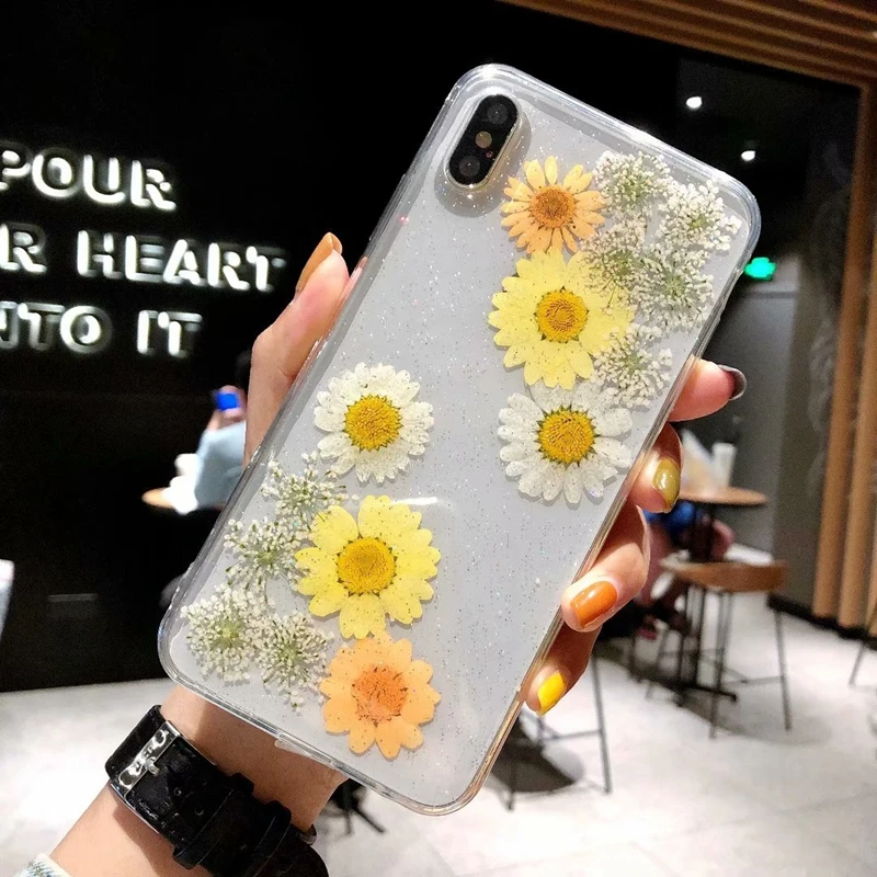 Casyva чехол для iPhone X XR XS MAX Bright flowers силиконовый 6 7 8 S plus мягкая задняя крышка |