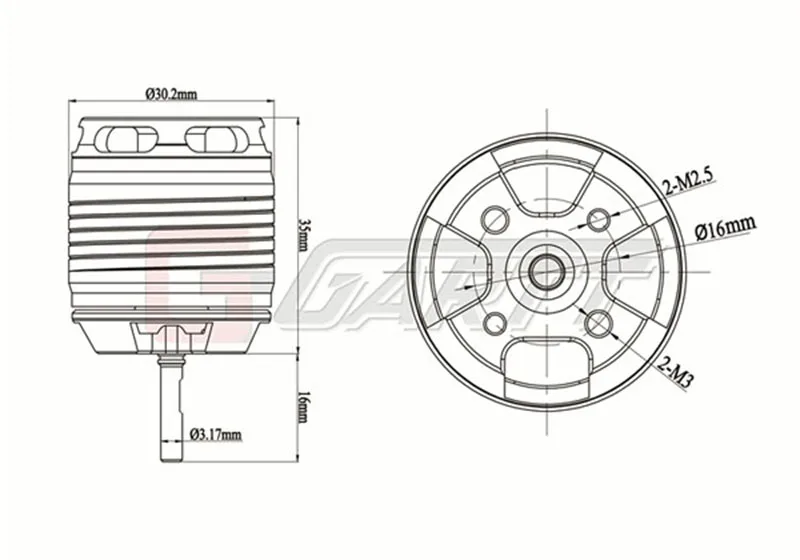 GARTT HF450L 1800KV бесщеточный двигатель для вертолета Trex 450L 480|motor for|brushless motormotor brushless motor
