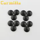 Carmilla 12 шт. дверной замок автомобиля винтовая Защитная крышка Водонепроницаемая наклейка для Chevrolet Cruze Trax Equinox Malibu для Mazda Opel