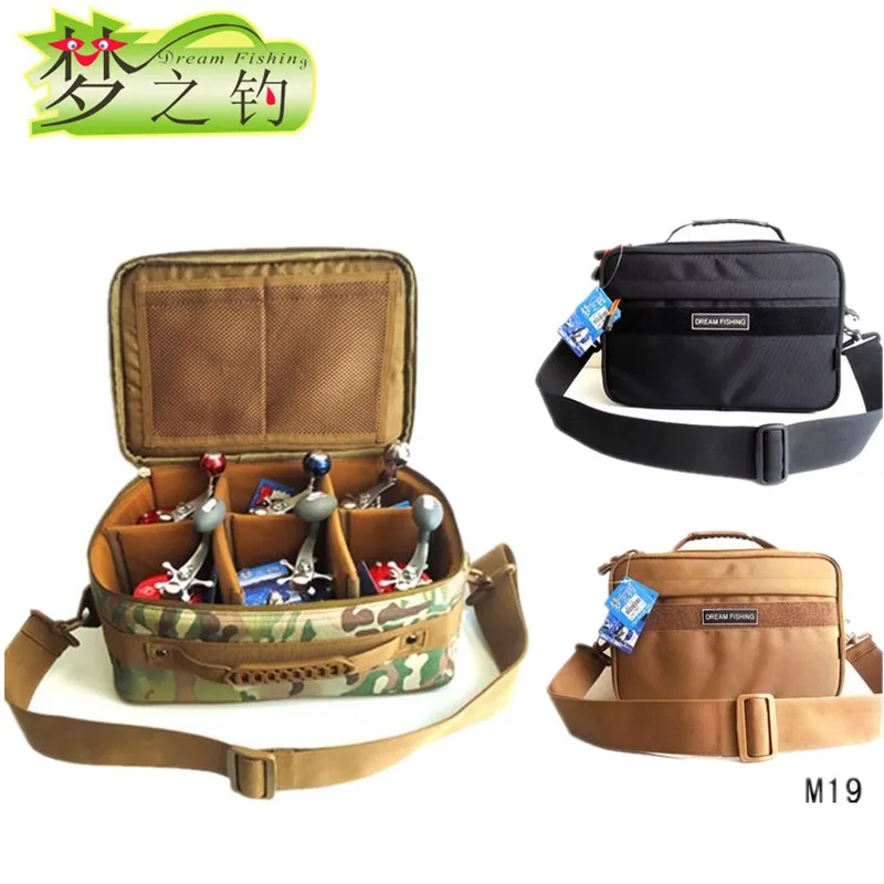 Сумка рыболовная нейлоновая 33x13x23 см 2000D|lure squid|bag pack for kidsbag stuff |