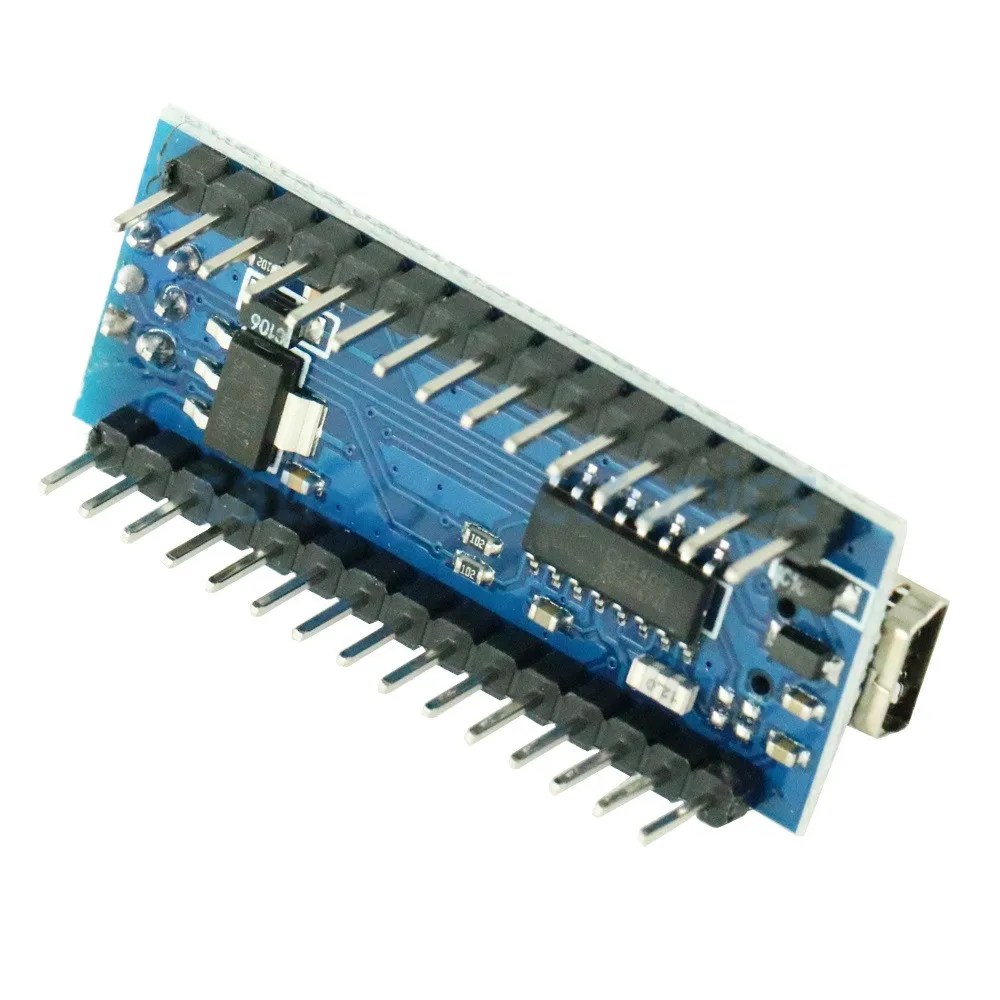 Плата микроконтроллера MINI USB Nano V3.0 ATmega328P CH340G 5 в 16 м для Arduino 328P NANO 3 0 CH340|Запасные