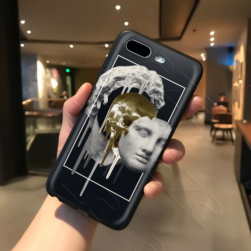Lavaza Medusa Vaporwave Glitch Art Case для iPhone 11 Pro XS Max XR X 8 7 6 6S Plus 5 5s se |