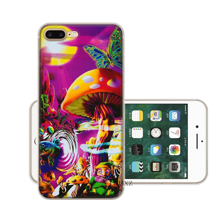 Mobile Phone Case for iPhone 11 Pro XR X XS Max 6 6S 7 8 Plus 5 5S SE Cover Hippy Hippie Psychedelic Art Shell Protection |