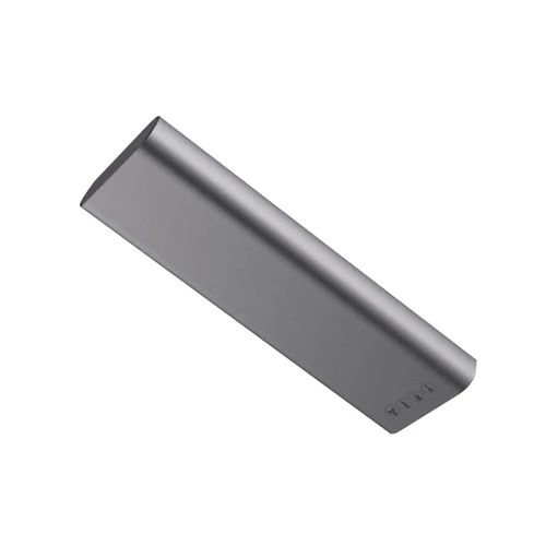 Gray MI Mijia Miiiw Aluminum Alloy Pencil Case Stationery Box Press Pop-up Switch For Apple Pencil 2 Headphone Data Cable Storage Box - Цвет: Gray