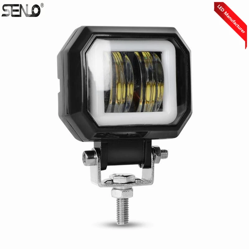 20 Вт светодиодный рабочий светильник противотуманная фара дальнего света