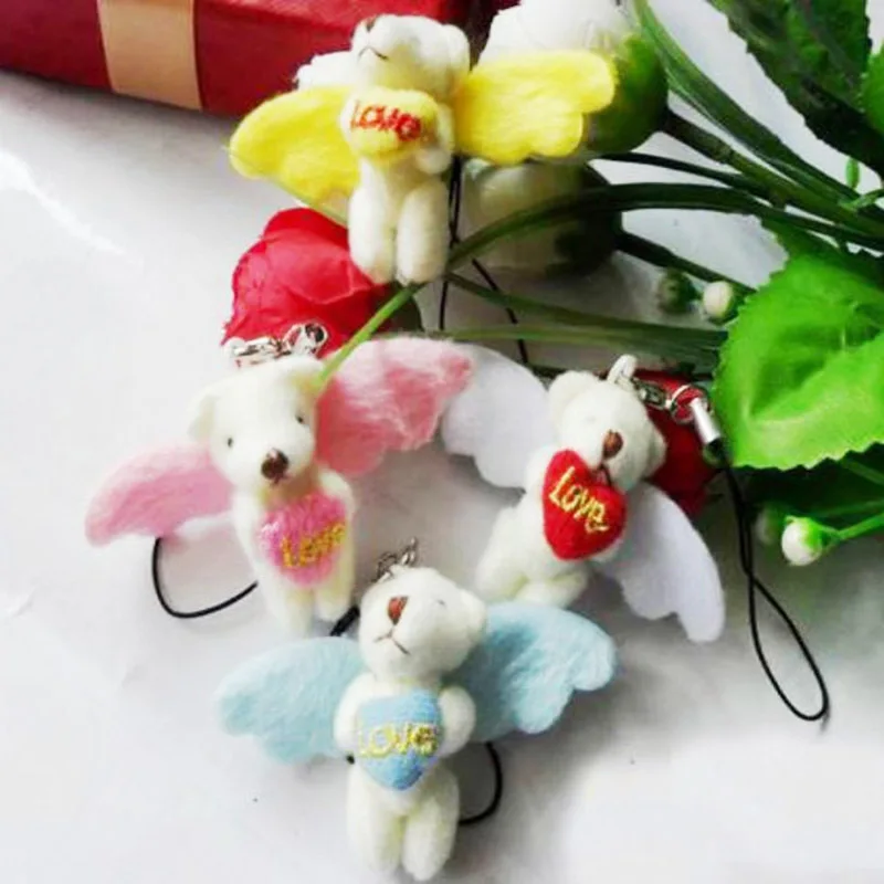 25 шт./лот плюшевые мини игрушки с кроликом 6 см маленькие мягкие pelucia Подвеска для