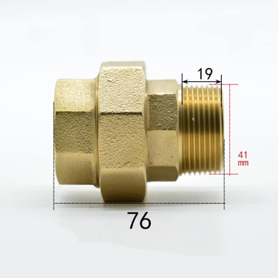 DN32 G 1 1/4 &quotBSPP гнездо штырь латунный соединитель адаптер воды газа масла|Фитинги