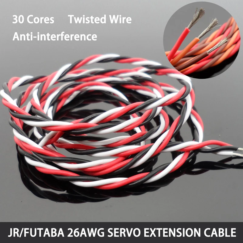 10 метров DIY JR/Futaba цвет 26 # 26AWG 30 ядер Servo удлинитель витой провод без разъема для RC