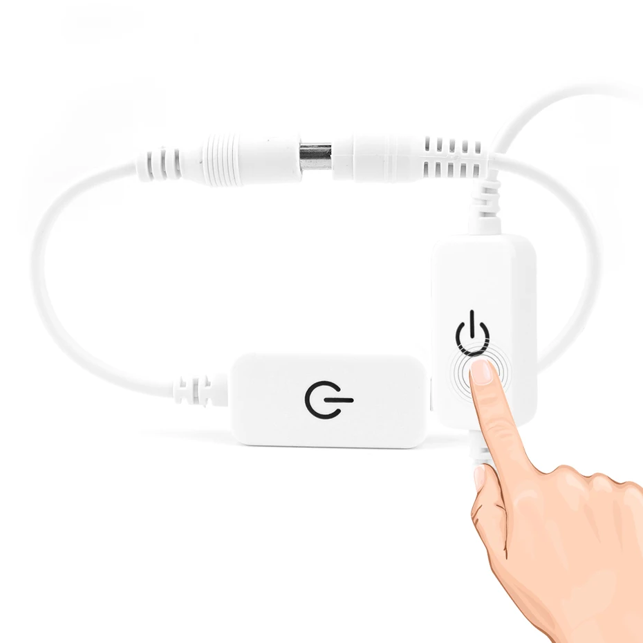 1x сенсорный сенсор диммер контроллер DC 12 В 24 4A светодиодный светильник для