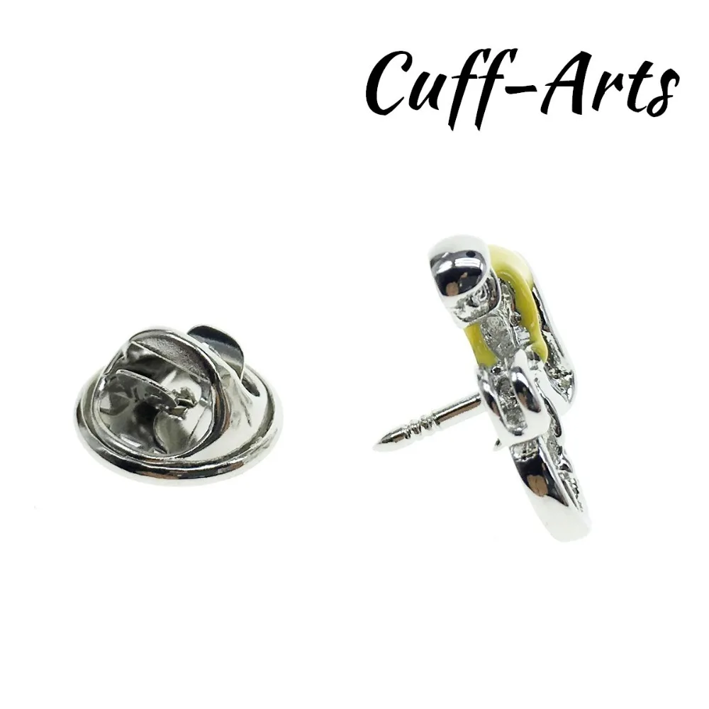 Cuffarts Lapel Pin Yellow Racing Bike Badge Brooch Hijab Enamel Broche Pusheen P10083 | Украшения и аксессуары