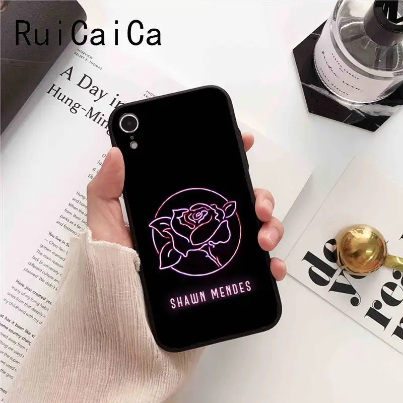 Чехол для телефона Ruicaica Singer Шон Мендес Magcon черный мягкий чехол iPhone 8 7 6 6S 6Plus X XS MAX 5