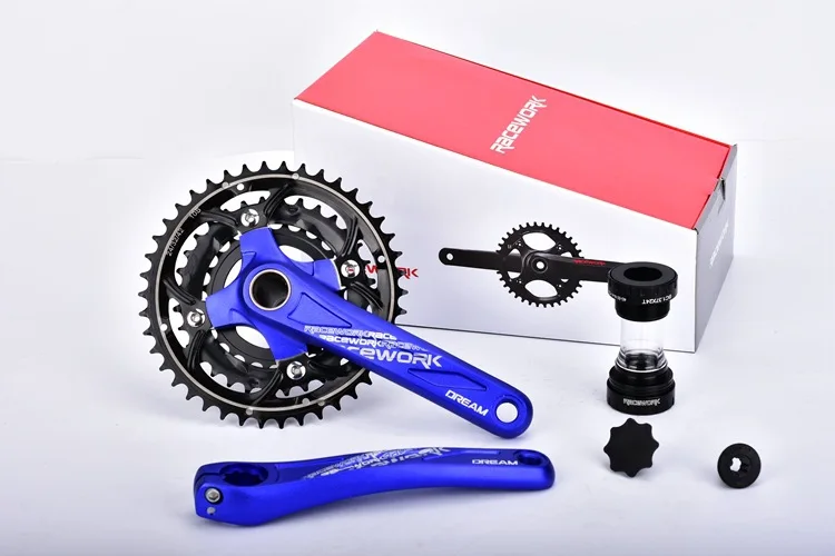 Mtb велосипедная педаль RACEWORK 22-32-44T на CNC 104 BCD велосипедная ручка 170 мм для 27/30 велосипедных скоростных частей