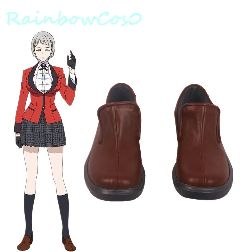 Туфли для косплея RainbowCos0 Kakegurui компульсивный геймблер ботинки Momobami riririka аниме