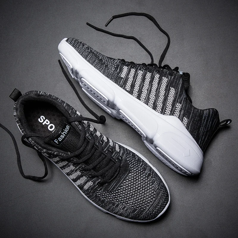 

CYYTL Men Casual Sneakers 2019 Fashion Air Mesh Shoes Lace-up Lightweight Walking Breathable Tenis Sapato Masculino Zapatillas
